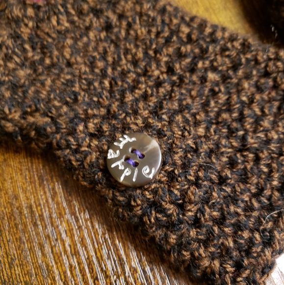 NWT* Handmade fingerless gloves 💜 fitted, soft acrylic, MarpleMade Designs - Picture 7 of 7